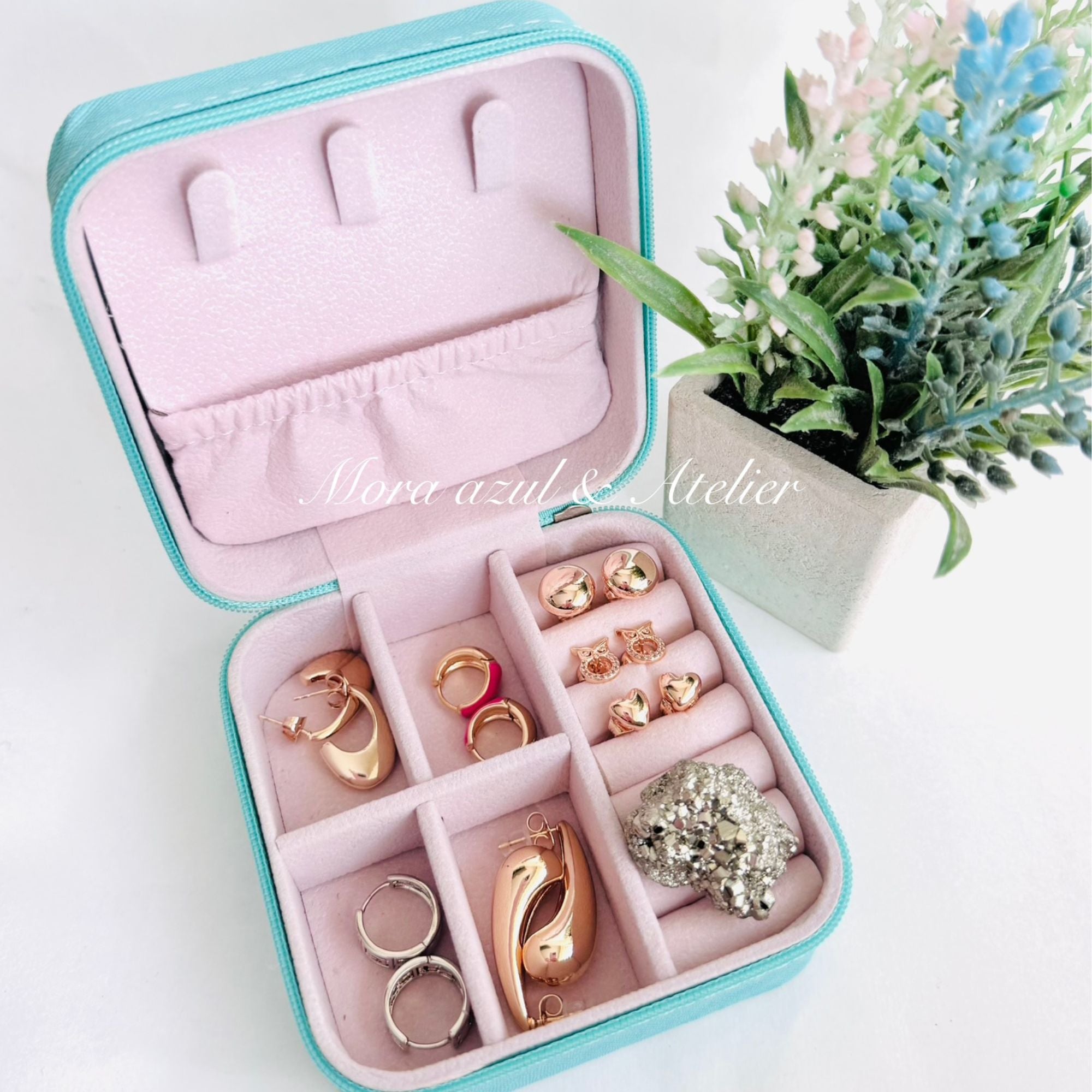 Joyero viajero joyas rose