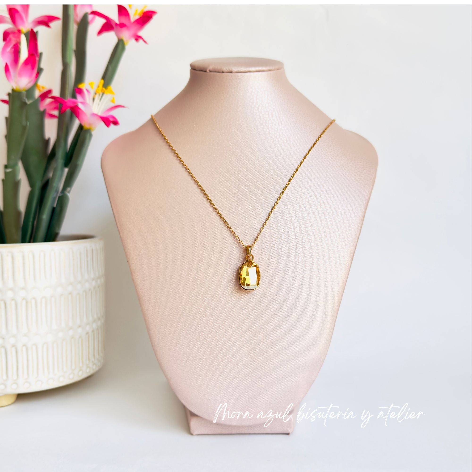 Collar atardecer de Ambar