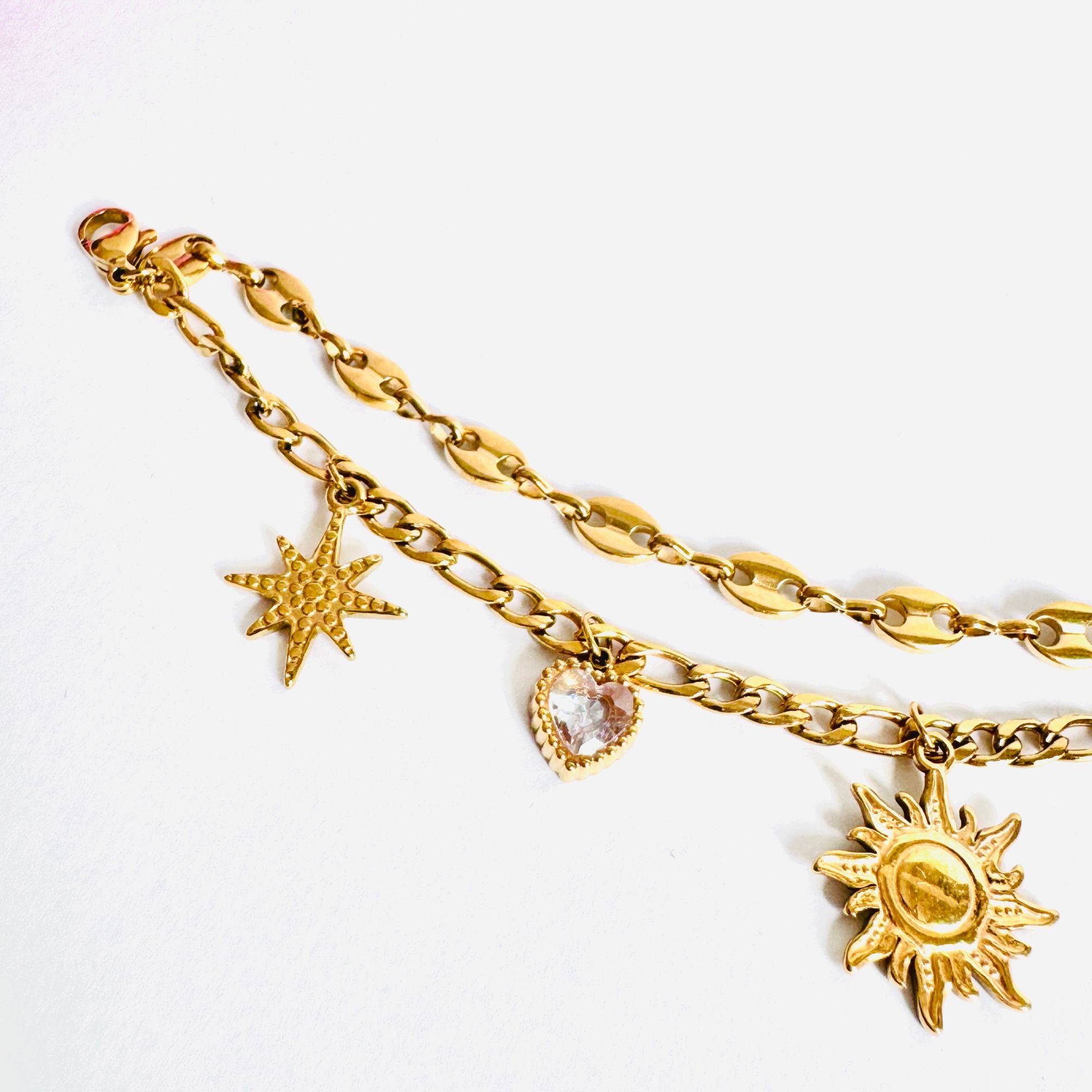 Pulsera doble de estrellas dupe Tifany