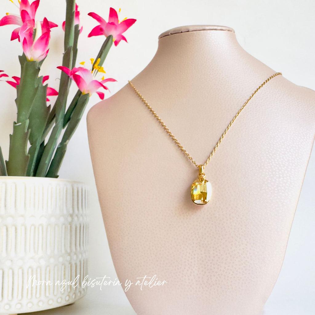 Collar atardecer de Ambar