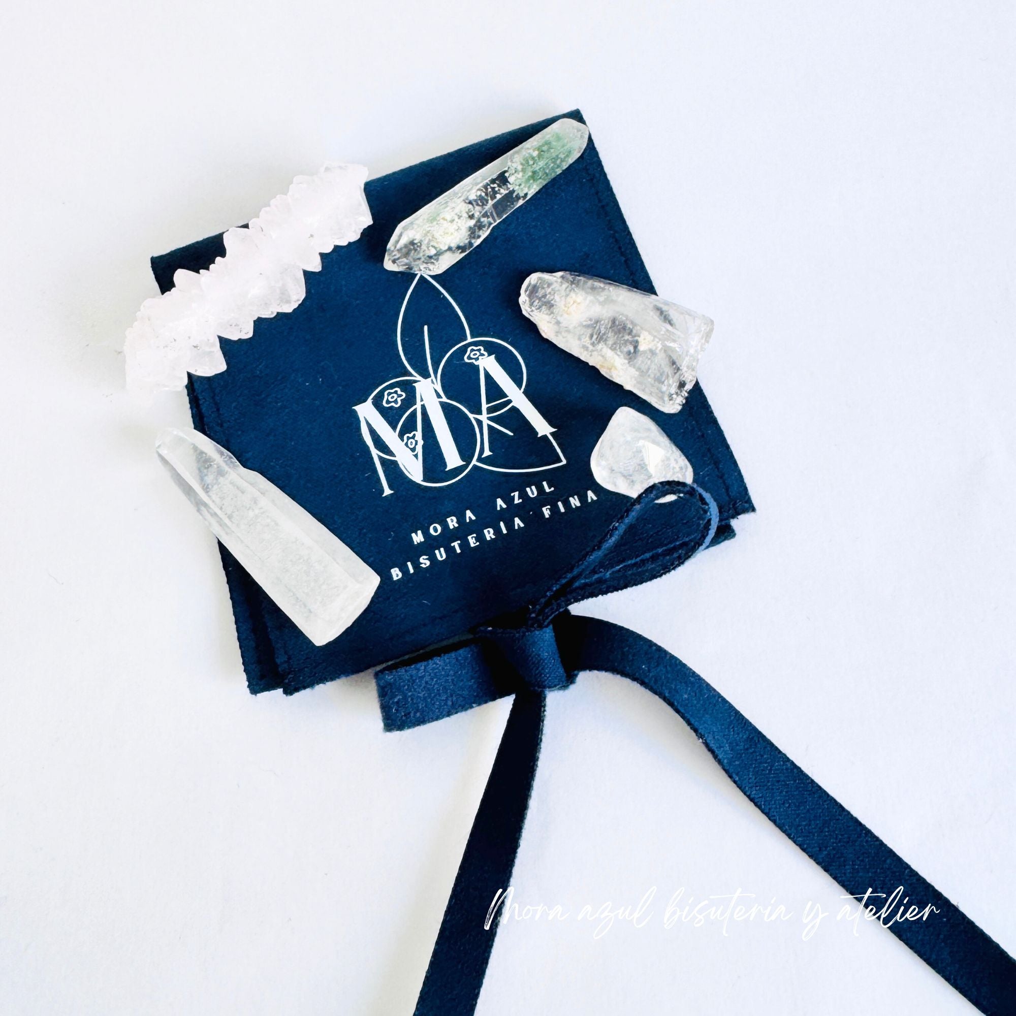 Colección de cuarzo cristal