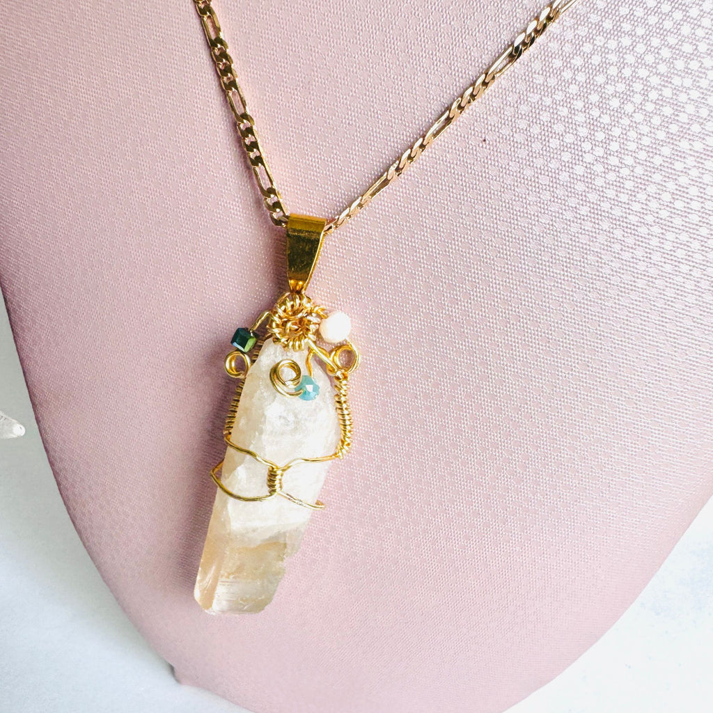 Collar cuarzo citrino carti