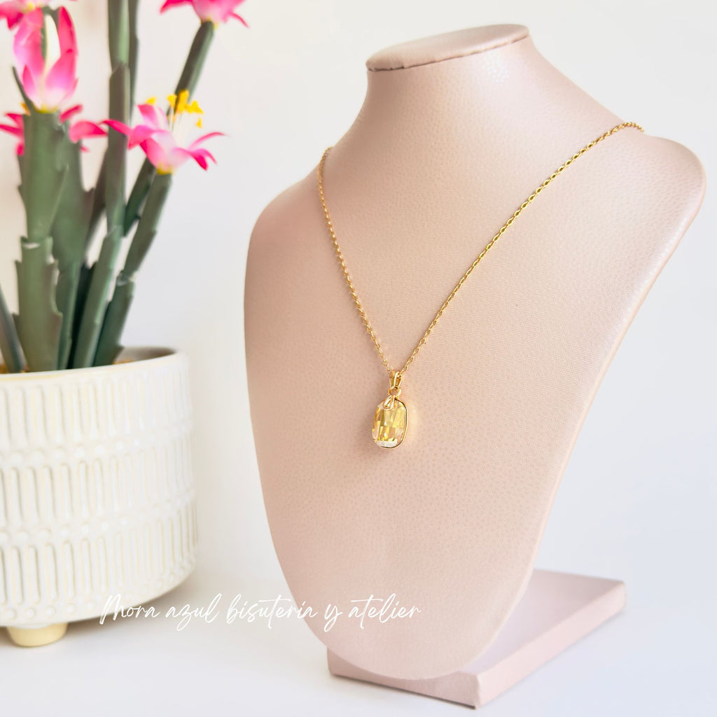 Collar atardecer de Ambar