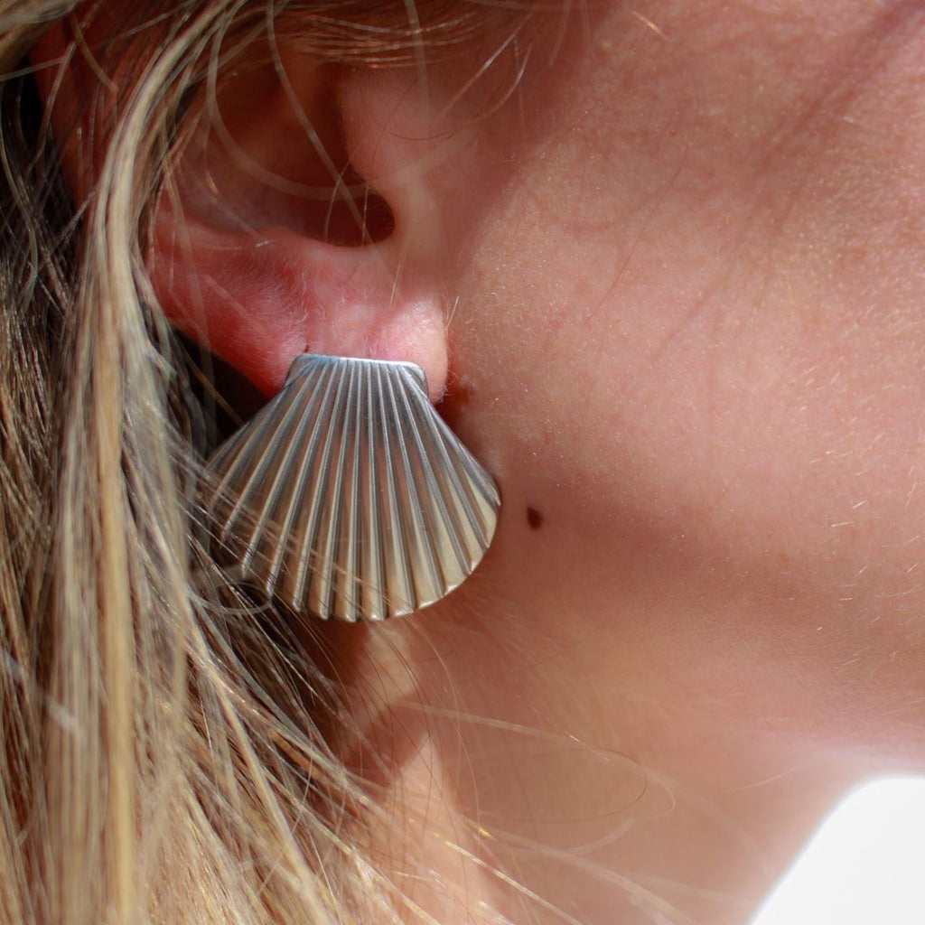 Arete abanico chunky